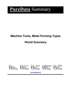 cover image of Machine Tools, Metal Forming Types World Summary